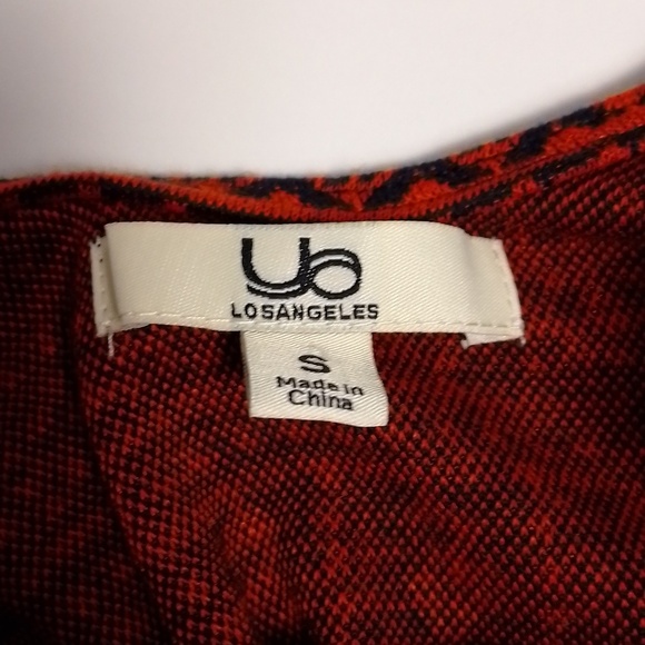 YA Las Angeles dress Aztec boho print  low back size small - Picture 3 of 6